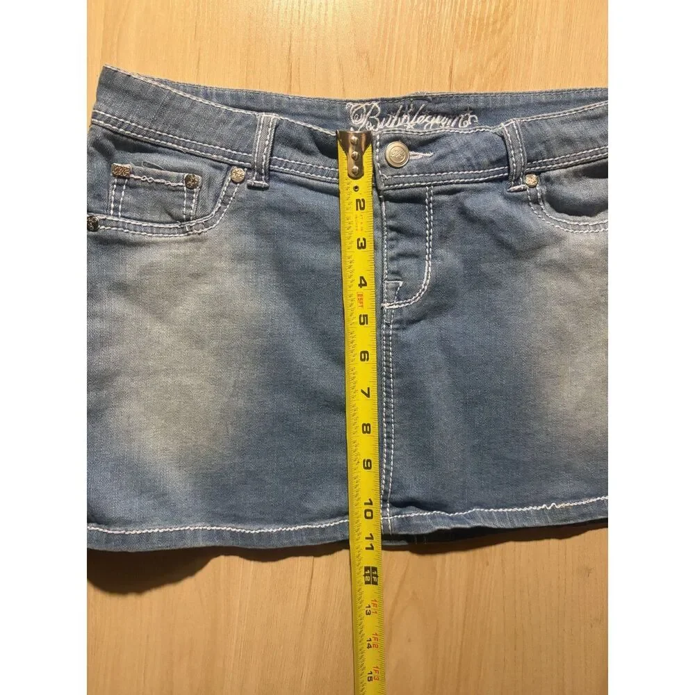 Jean skirt by bubble gum size 9/10